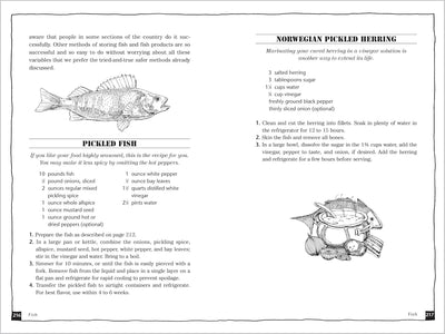 Inside the book - pickled fish and pickled herring
